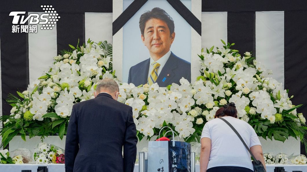 日本前首相安倍晉三國葬。(圖/達志影像美聯社)