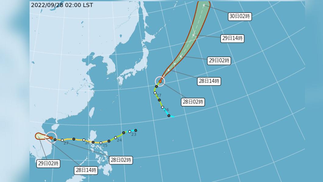 雙颱對台皆無影響 今白天悶熱高溫日夜溫差明顯