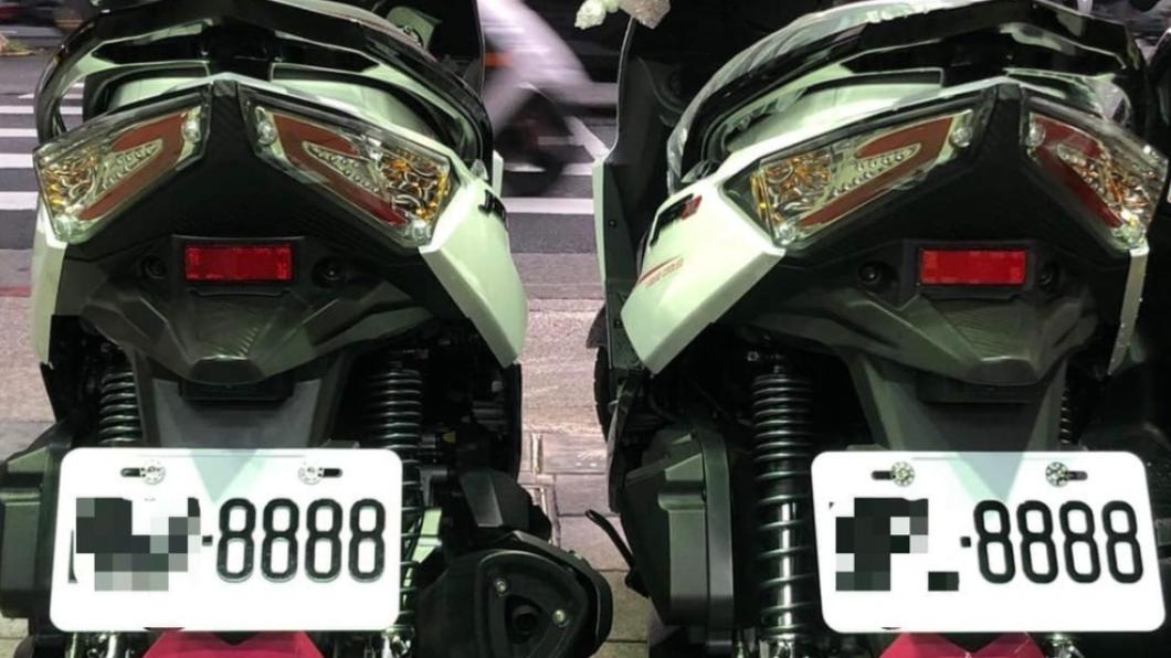 「8888」連號車牌。（示意圖／翻攝自SYM JET SL CLUB 水冷俱樂部臉書） 