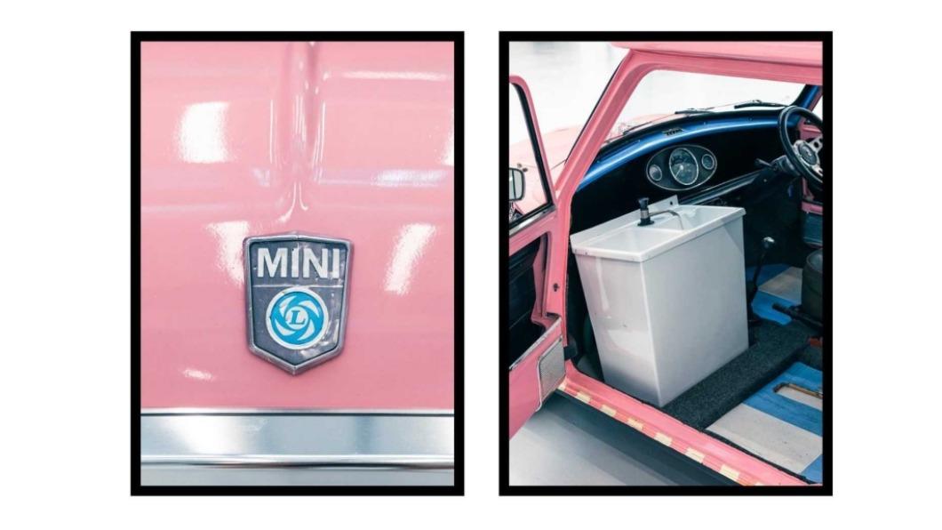 改造後的冰淇淋車僅有1個座位。(圖/翻攝自Mini官網)