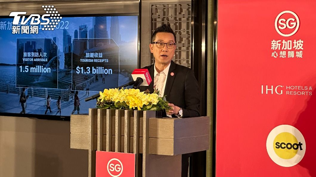 新加坡旅遊局大中華區首席代表兼執行署長潘政志。(圖/葉韋辰攝)