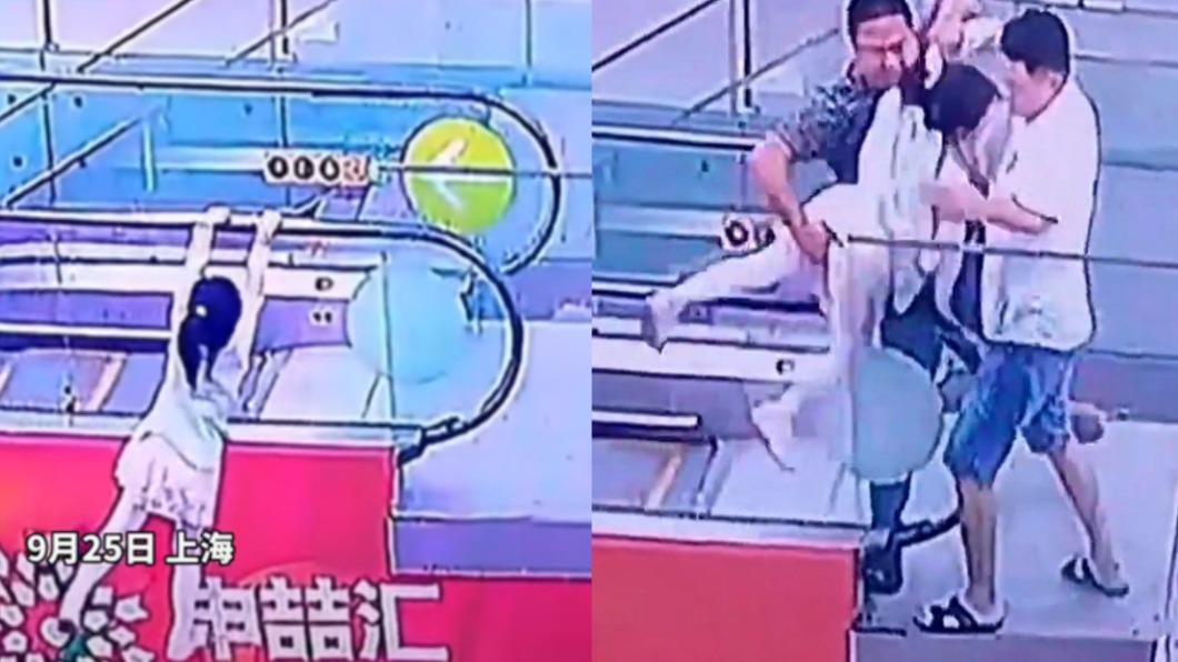 女童險墜電扶梯!男救援反遭出征「手放哪」 心寒嘆:下次會猶豫