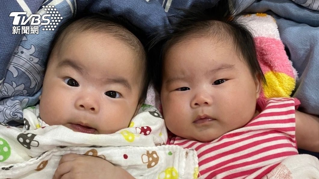 一對不孕夫妻誕下圓精寶寶雙胞胎。(圖/台北榮總提供)