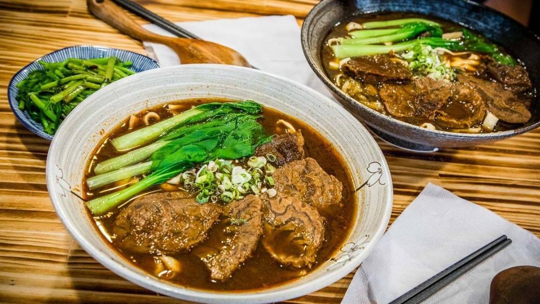 牛肉香氣十足，肉質非常軟嫩咬在嘴中幾乎入口即化，牛肉滷得非常夠味。（圖／大手牽小手玩樂趣提供）  