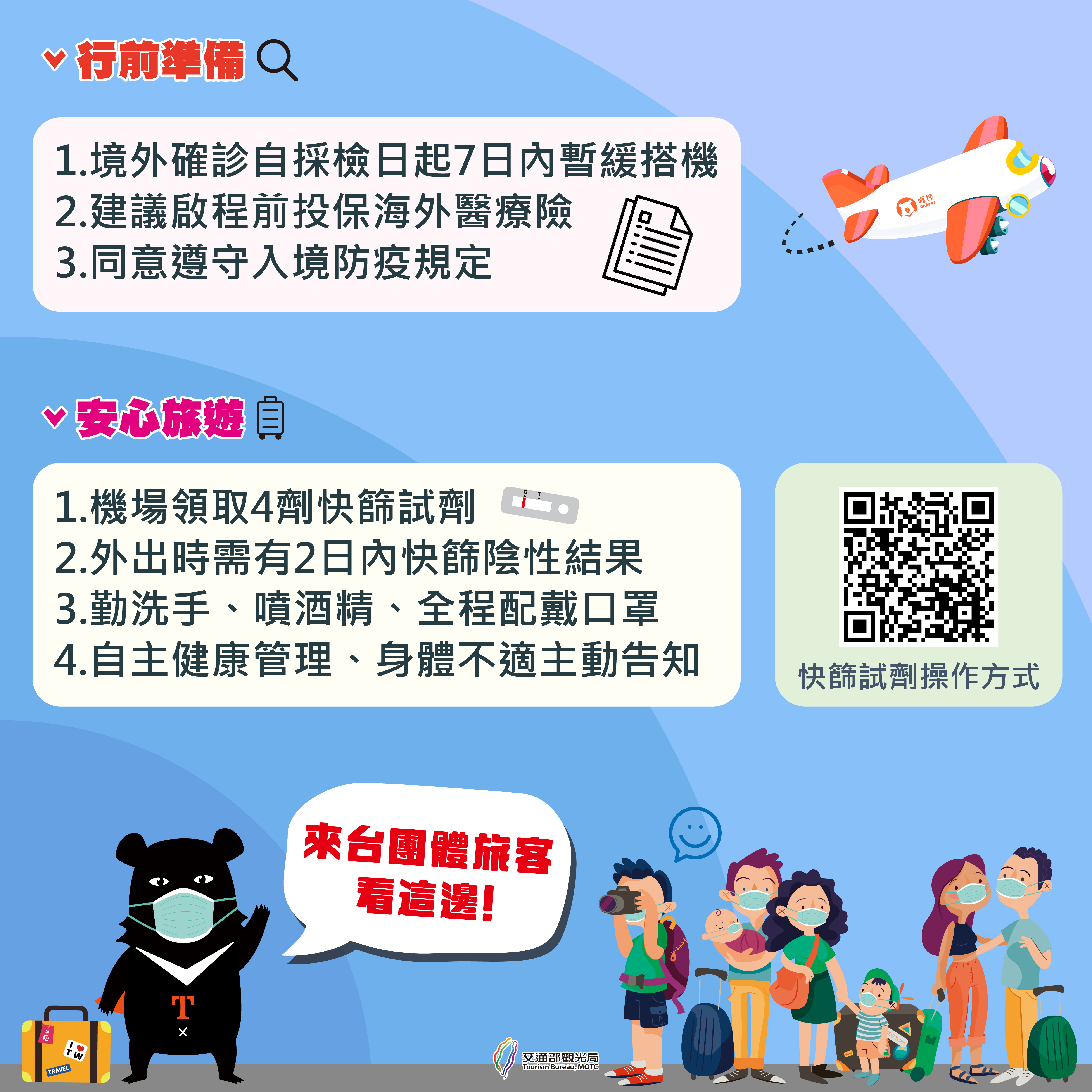 來台團體旅客看這邊。（圖／交通部觀光局）