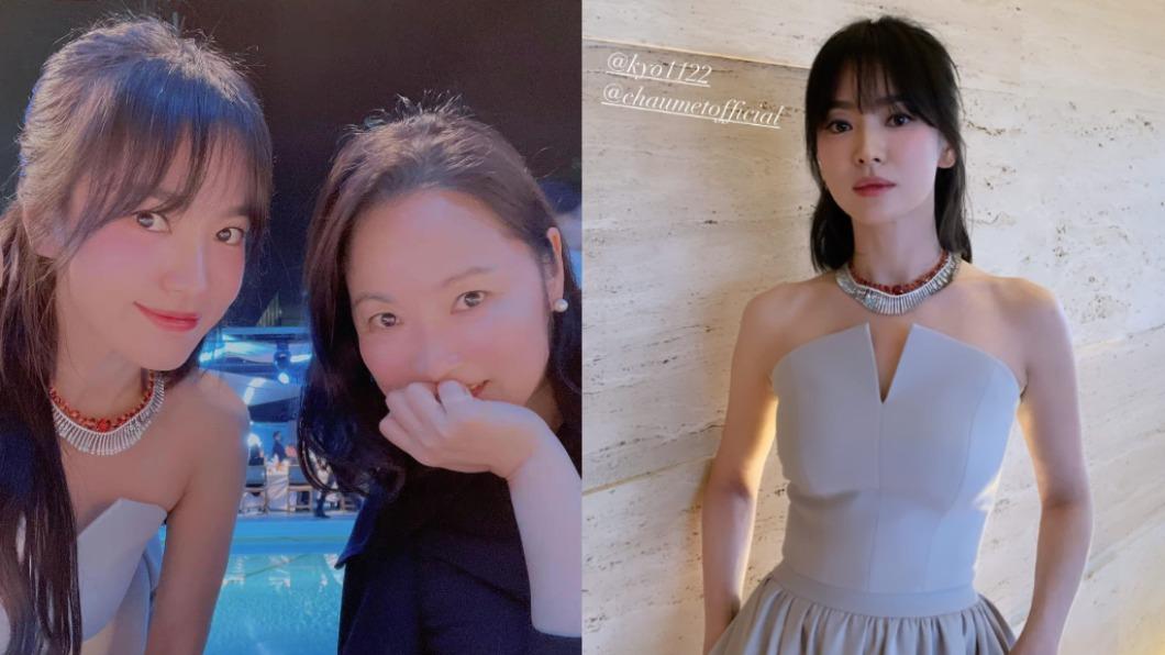 宋慧喬「瀏海+公主頭」現身宴會 網暈了:美女天花板