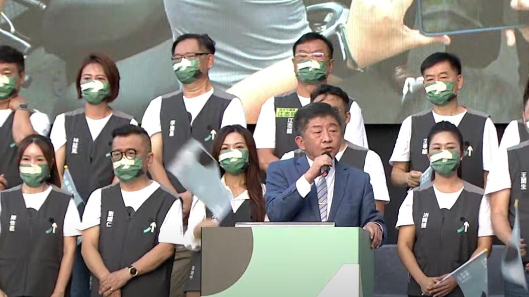 民進黨台北市長參選人陳時中今成立競選總部。(圖/陳時中辦公室提供)