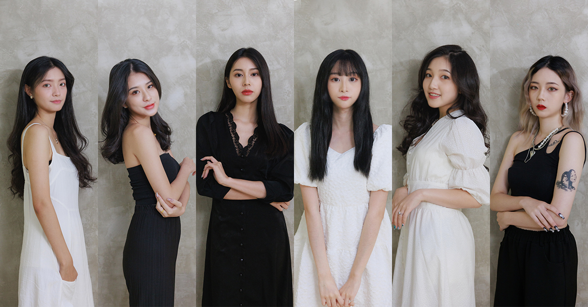 (左起)Winnie、Cris、Maya、睫兒、Emily、Trai。(圖/輔仁大學提供)