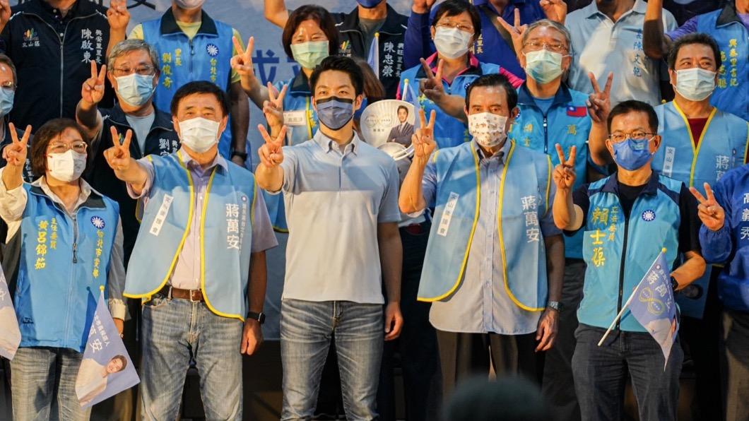 台北市長參選人蔣萬安舉辦文山區後援會成立大會。（圖／蔣萬安辦公室提供）