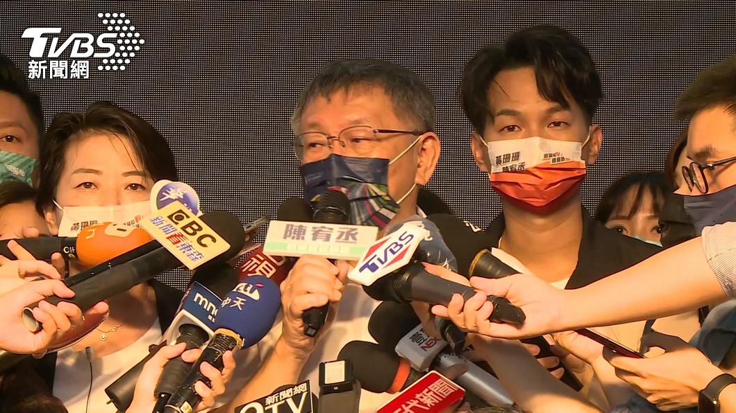 台北市長柯文哲稱賴清德的說法是失言。(圖/TVBS)
