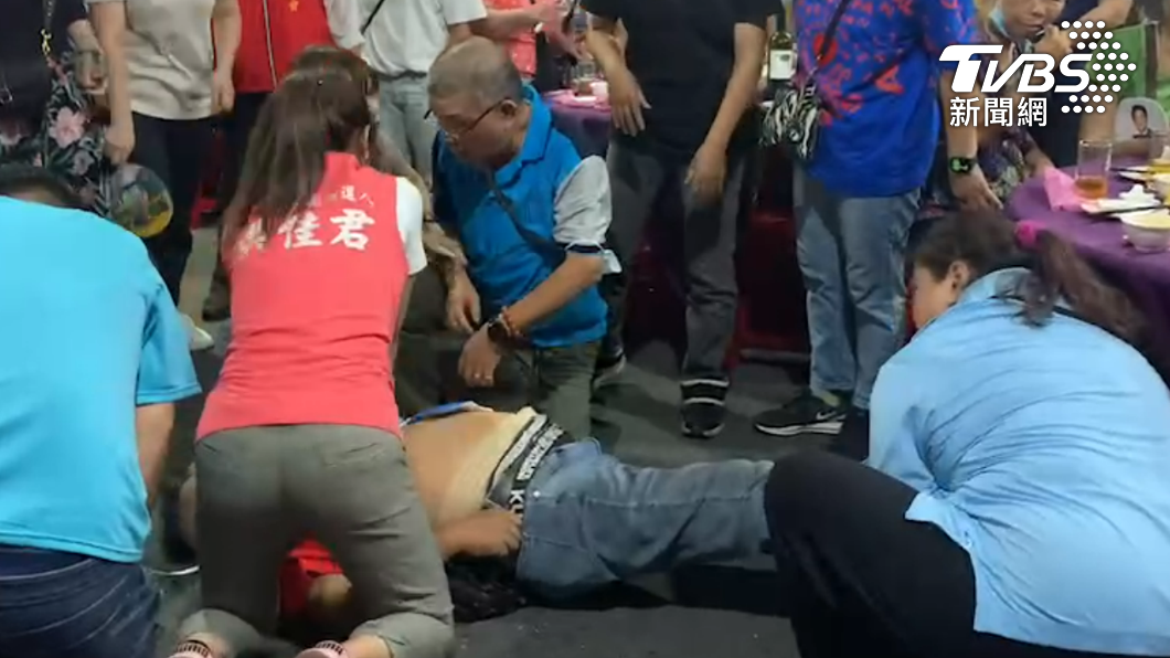 疑心肌梗塞昏迷!環南市場晚會傳意外 市議員CPR搶命