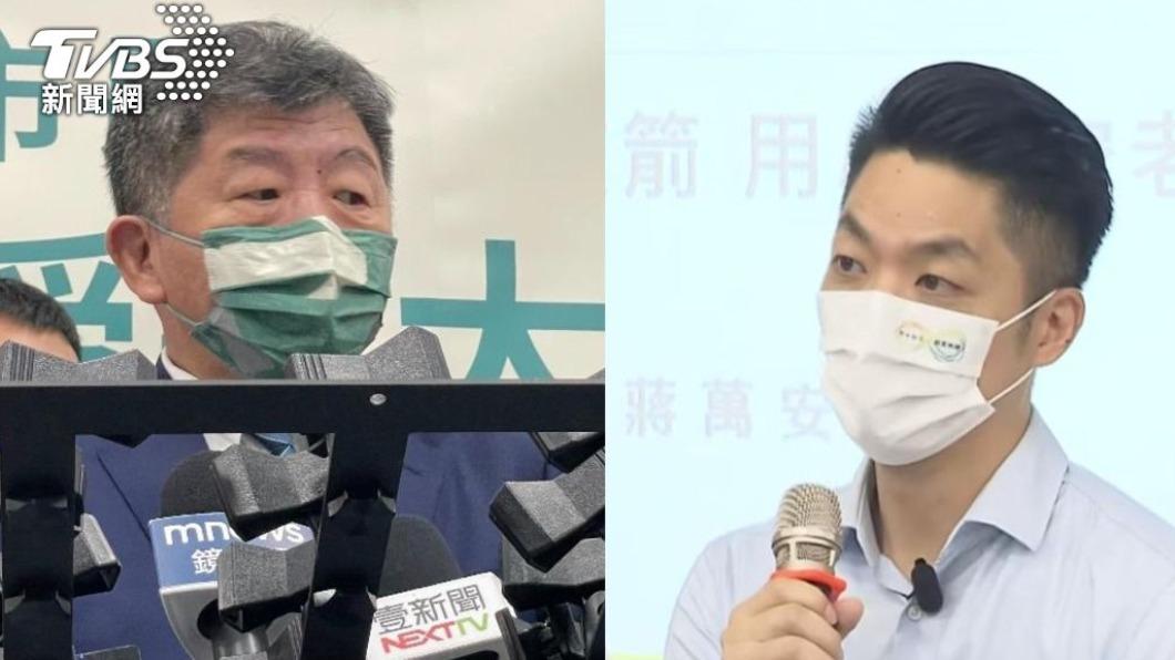 民進黨台北市長參選人陳時中、國民黨台北市長參選人蔣萬安。(圖/TVBS)