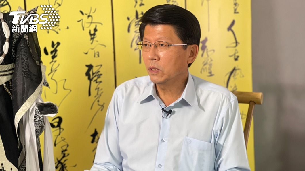 謝龍介說,國民黨在台南確實吃虧,但用人比較就可以看出優劣。(圖/TVBS)