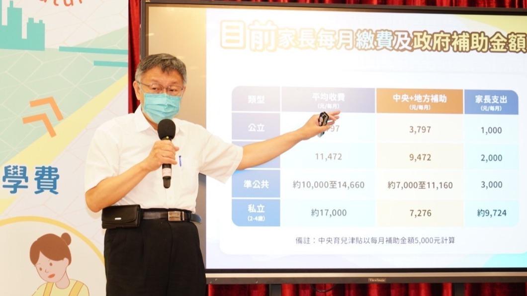 柯文哲拋新政「私幼補助5萬1」 硬是要比蔣萬安多1千