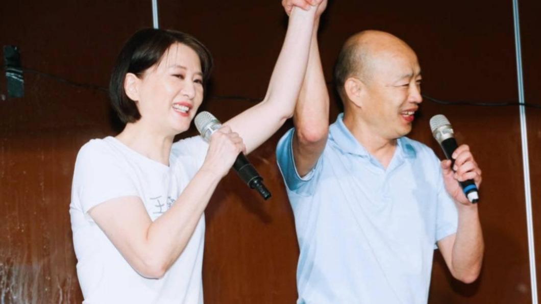 韓國瑜復出幫王鴻薇輔選。(圖/翻攝自王鴻薇臉書)