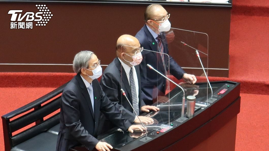 行政院長蘇貞昌今(4)日率相關部會赴立法院備詢。(圖/林至柔攝)