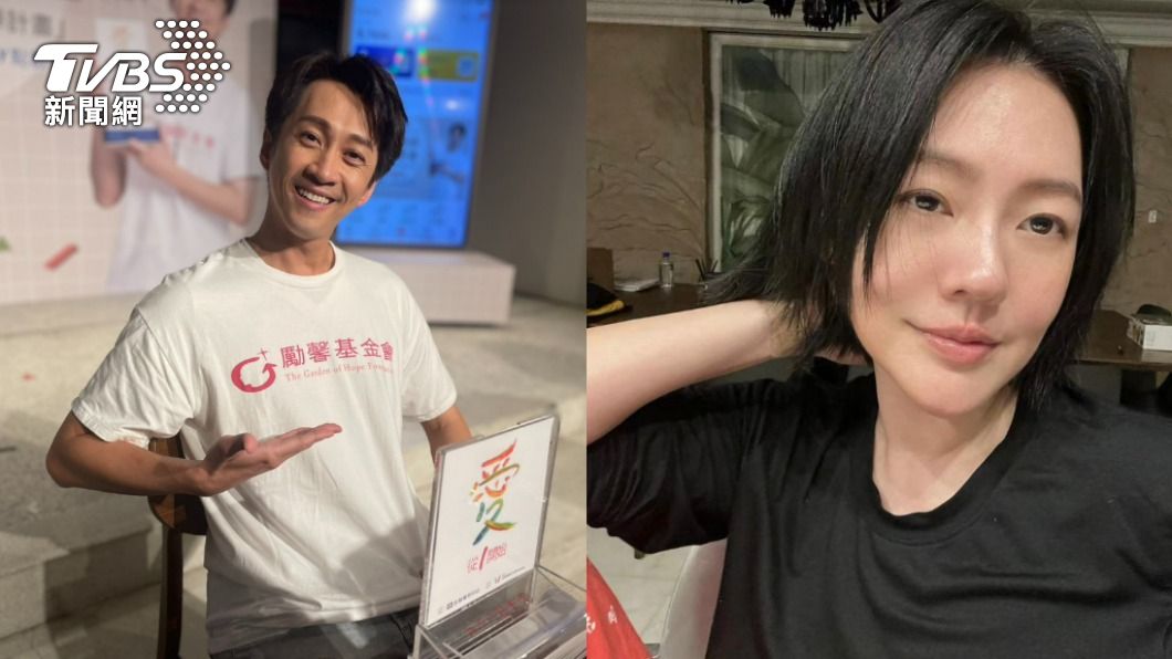 陳漢典笑稱不會將得獎機會讓給小S。(圖/謝佩樺攝、翻攝自小S臉書)