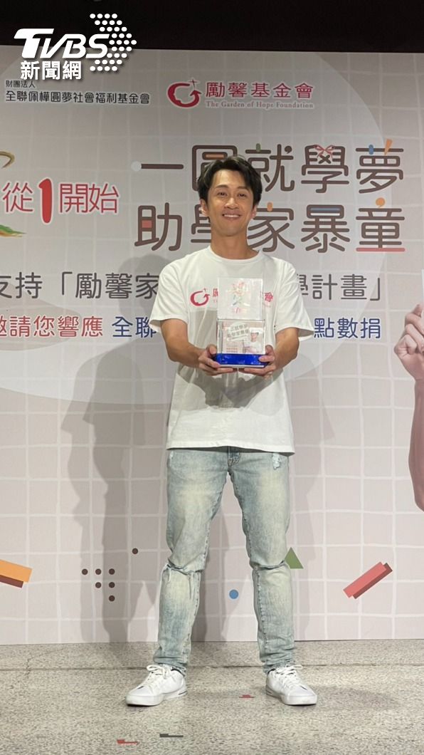 陳漢典對於得獎保持平常心。(圖/謝佩樺攝)