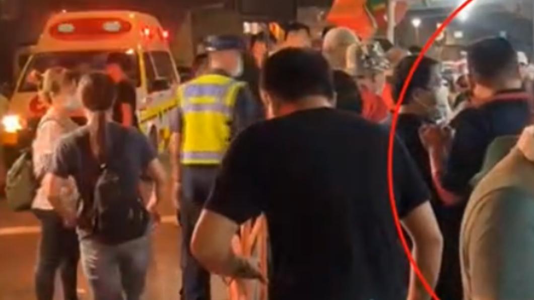 環南晚會民眾昏倒 黃珊珊被控仍在台上開講