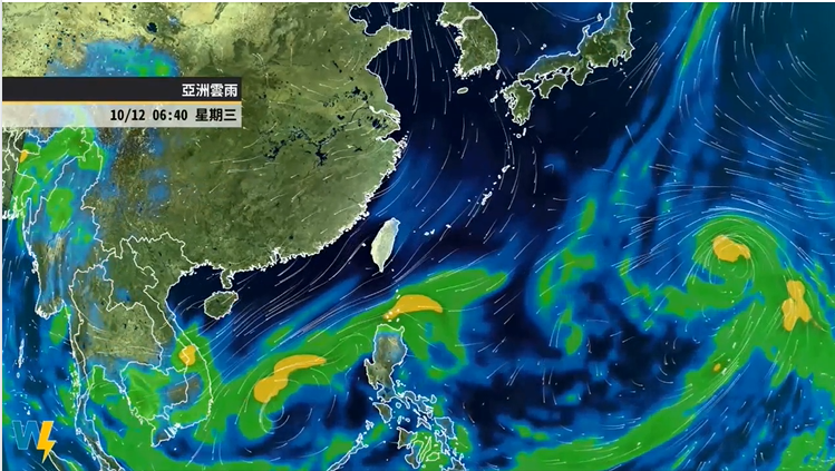 中南部地區晴時多雲,午後山區有短暫陣雨機會。(圖/翻攝自天氣風險臉書)