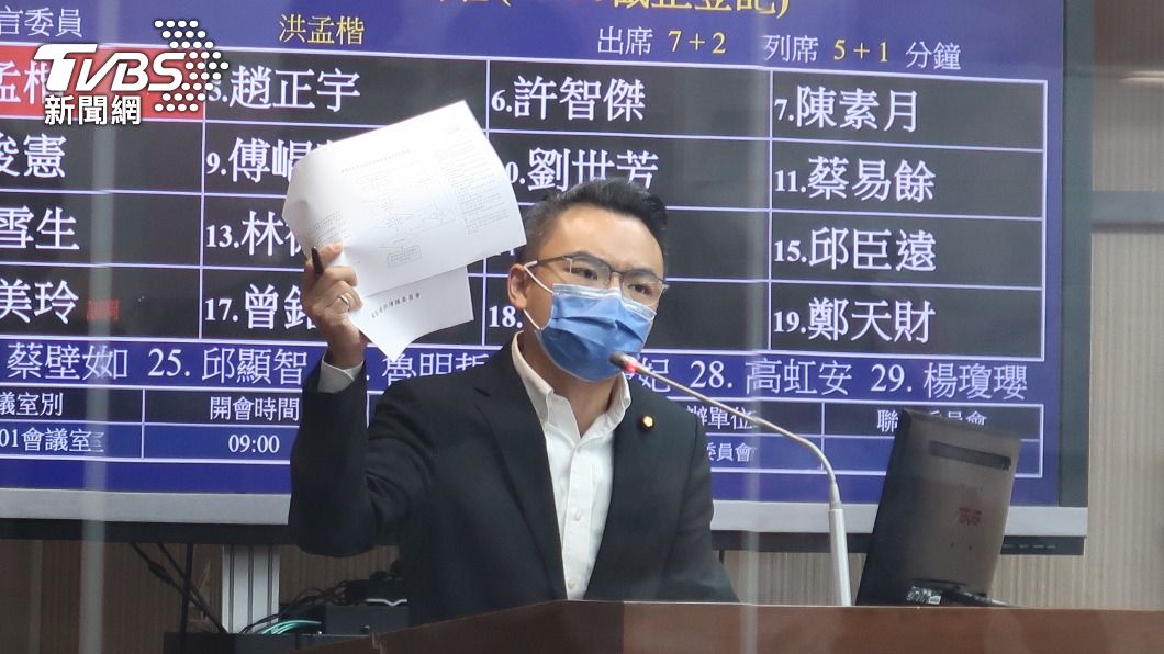 藍委逼問洪耀福是否「關說」鏡電視 陳耀祥:是「關心」