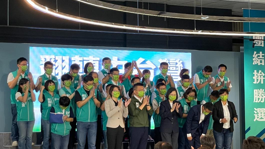 綠中常會移師台中!蔡英文力挺蔡其昌 誓言翻轉中台灣