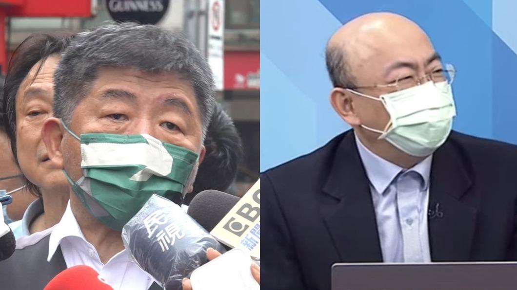 民進黨台北市長參選人陳時中、前立委郭正亮。（圖／TVBS、翻攝自大新聞大爆卦YouTube）