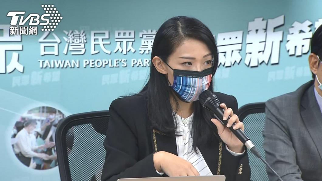 民眾黨新竹市長參選人高虹安陷入論文風波。(圖/TVBS)