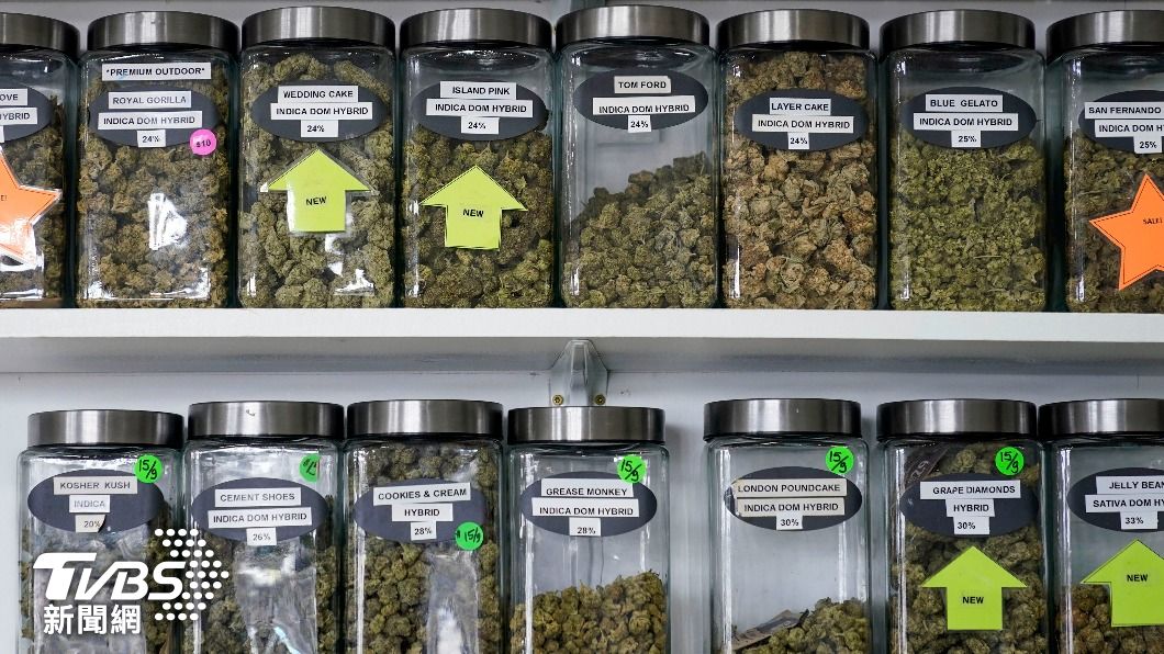 美國目前已有19個行政區允許民眾,合法使用娛樂用大麻。(圖/達志影像美聯社)