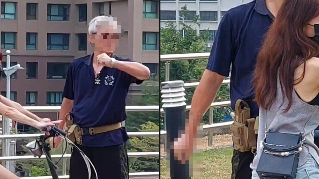 疑遭狗吠火大！亮刀嗆飼主「豬帶大的」　白髮男身分曝