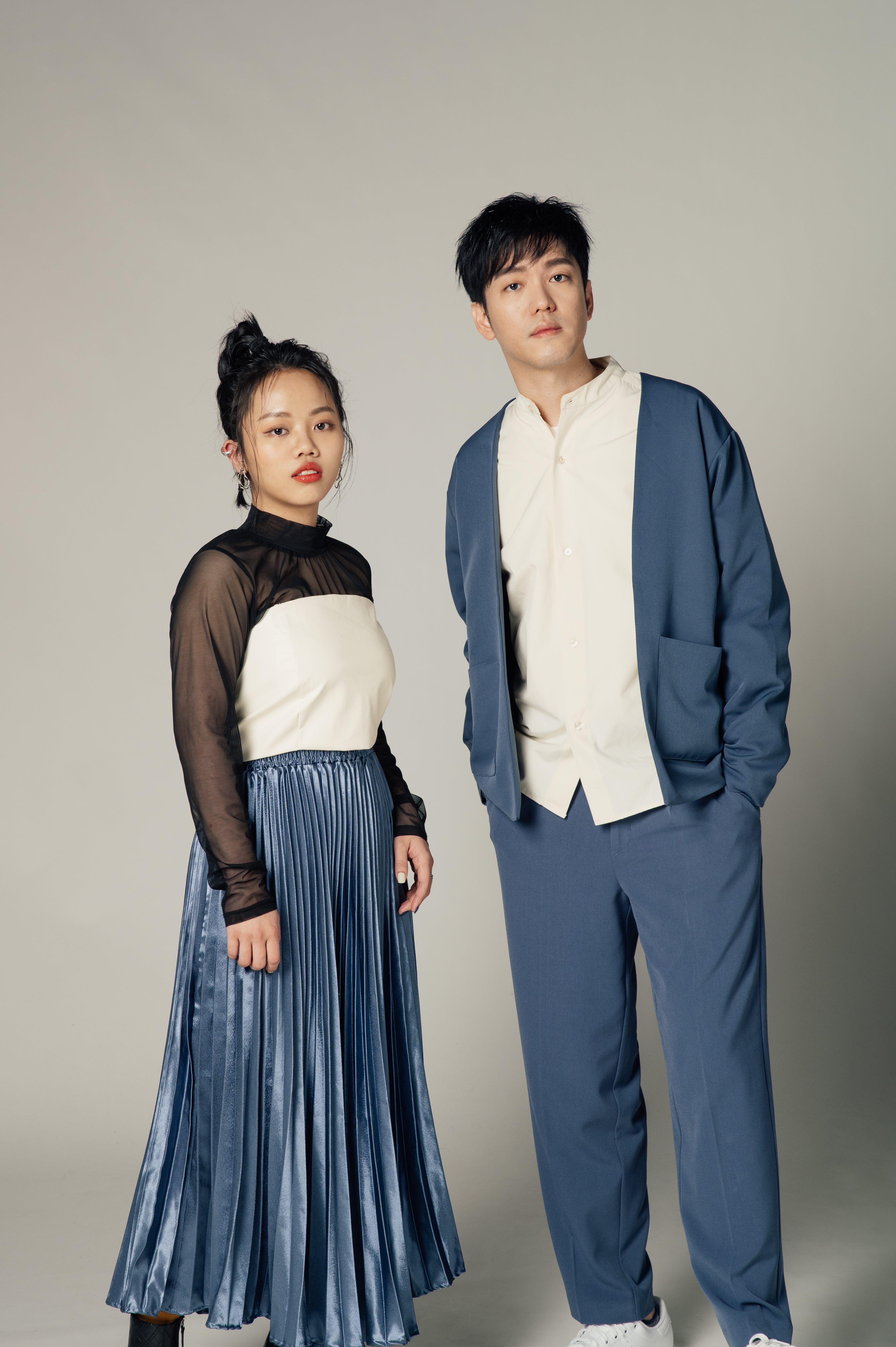 守夜人團長旭章(右)、主唱稚齡即將舉辦演唱會。(圖/放飛音樂提供)