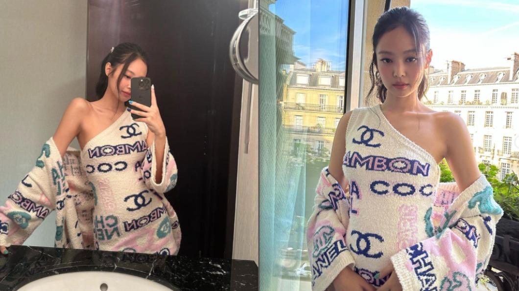 Jennie不負「人間香奈兒」的稱號，散發青春氣息。（圖／翻攝自Jennie IG）