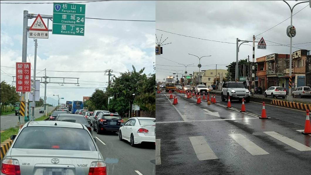 離墾丁還有52K!連假沒到先塞車 網:種樹德政你敢嘴?