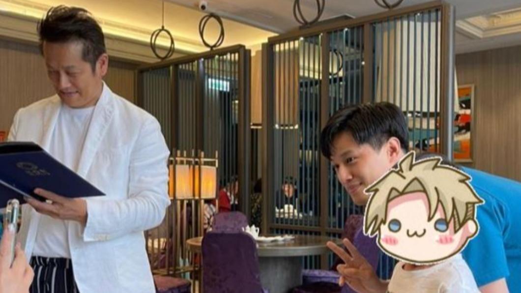 徐新洋分與與爸爸出門時發生的趣事。(圖/翻攝自徐新洋IG)