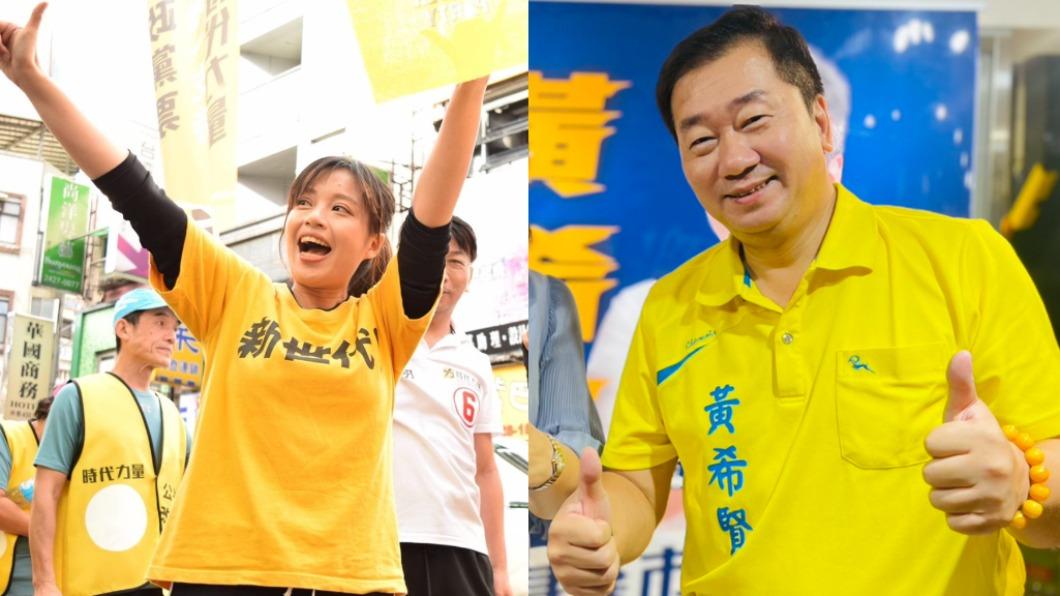 時代力量陳薇仲議會發聲 ；無黨籍黃希賢勤跑基層拚選情。（合成圖／翻攝自陳薇仲、黃希賢臉書）
