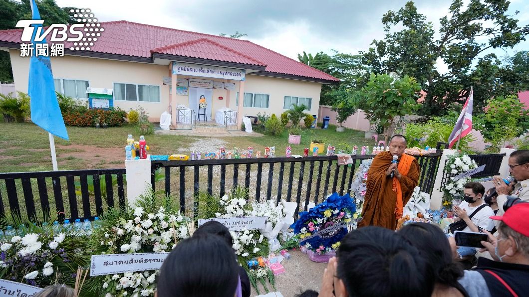 泰國東北部農磨蘭普府（Nong Bua Lamphu）的「托兒所屠殺案」，造成38死10傷悲劇，其中更有22名幼童無辜喪命。（圖／達志影像美聯社）