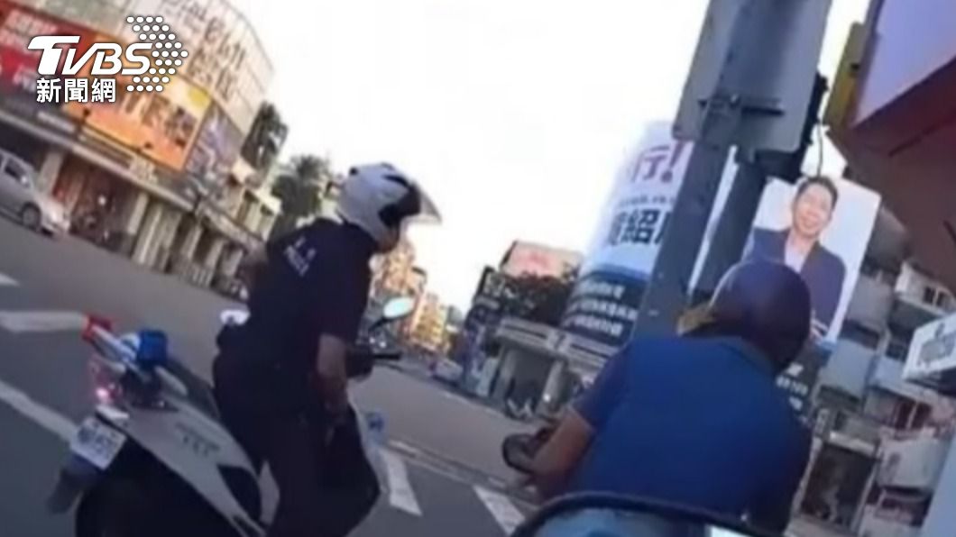 郭男未打方向燈且一路搖晃遭攔。（圖／TVBS）