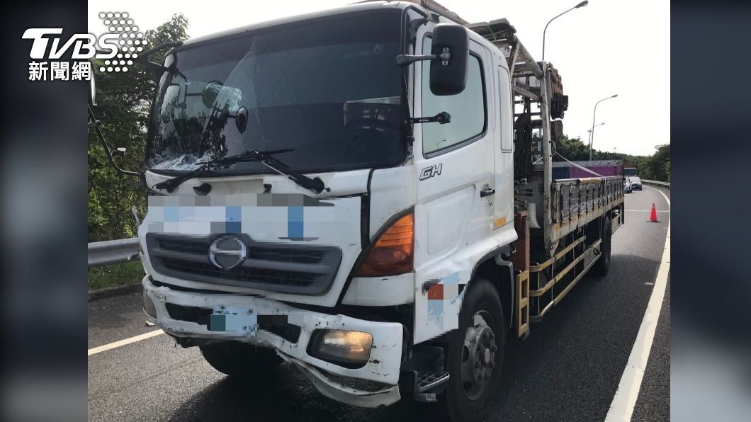 陳男的貨車。（圖／TVBS）