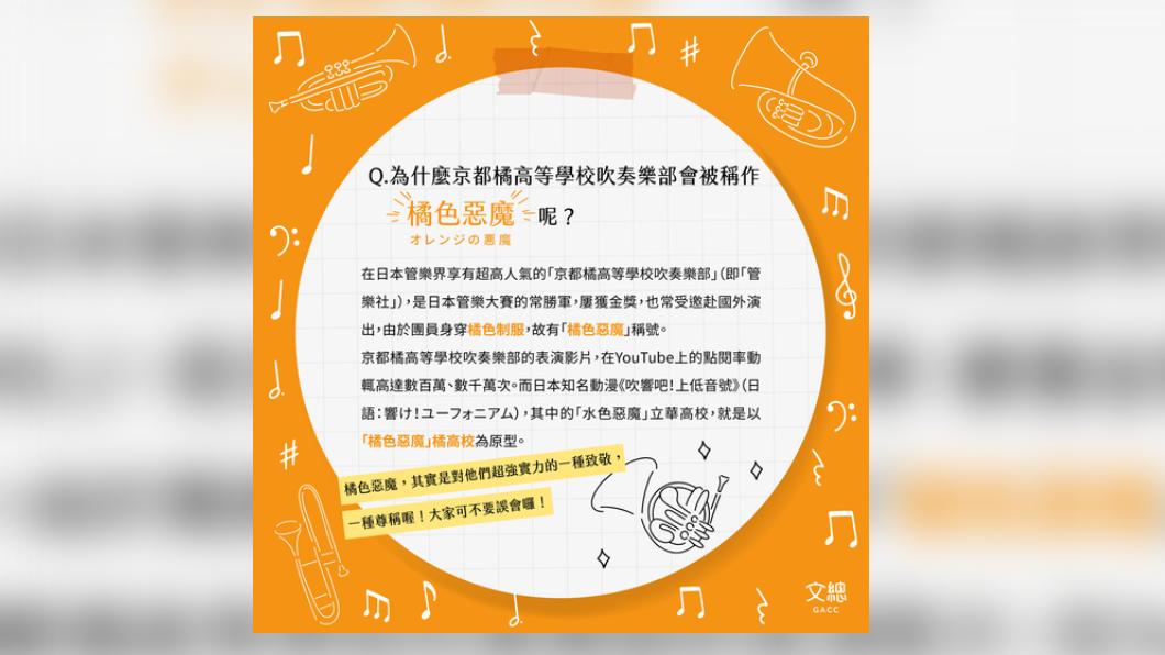 中華文化總會解釋,橘色惡魔這個稱號,其實是對他們超強實力的一種致敬,是一種「尊稱」。(圖/中華文化總會臉書)