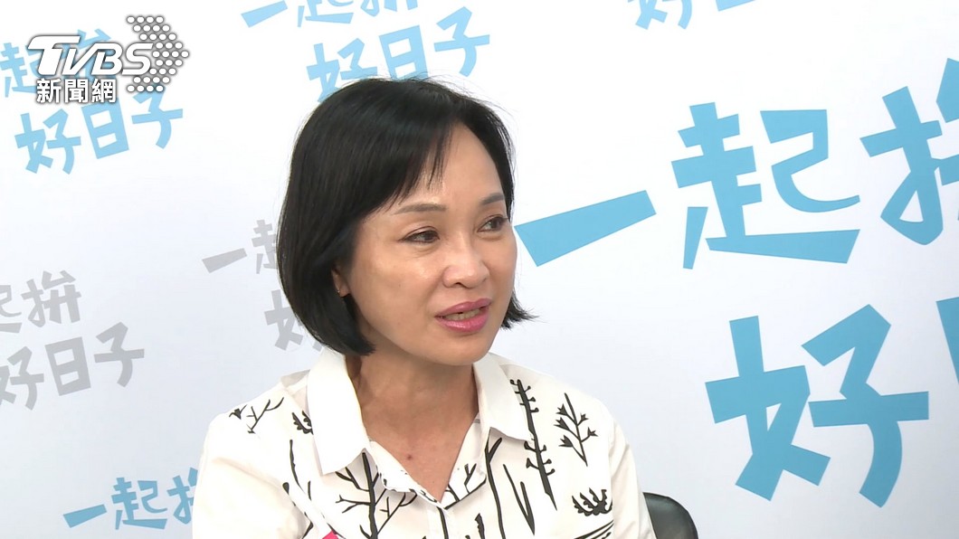 國民黨高雄市長參選人柯志恩。(圖/TVBS)