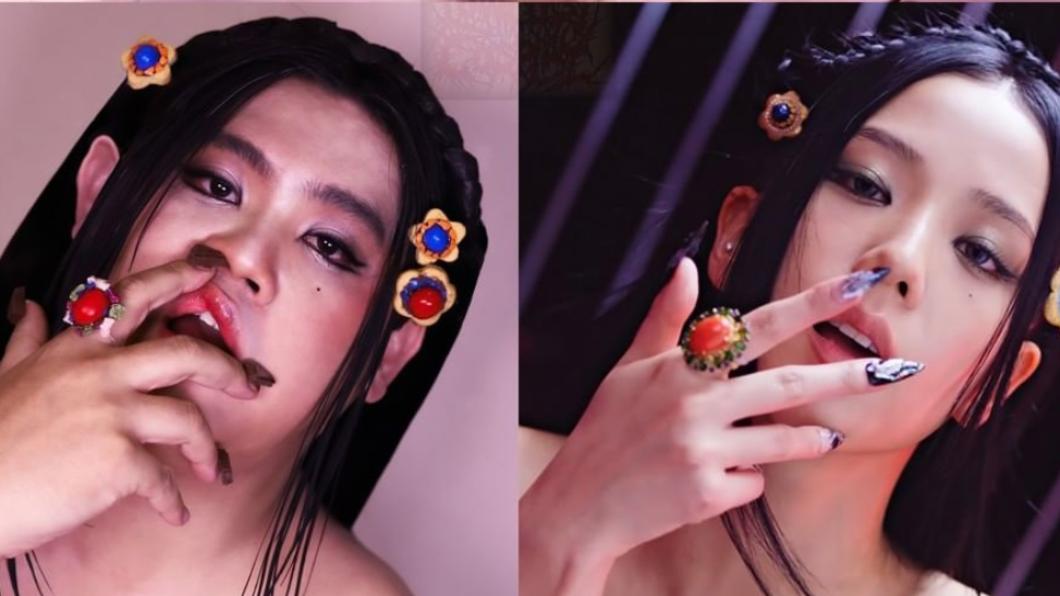 這名網紅時常在IG模仿藝人造型。(圖/翻攝自@lowcostcosplay IG)