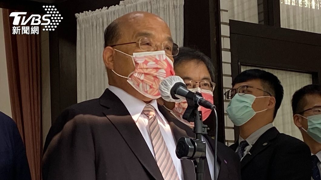 蘇貞昌:願意在對等基礎上 與對岸尋求台海和平