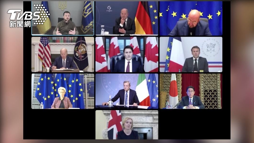 G7領袖承諾力挺烏克蘭到底 警告俄國勿動用核武