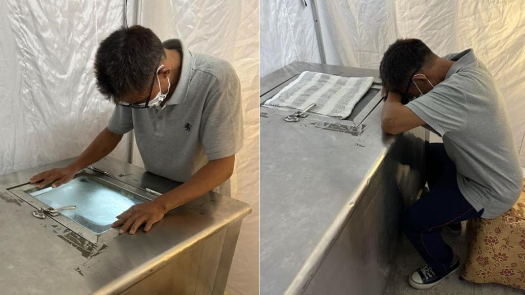 21歲女兒猝死!單親爸趴冰櫃「悲守遺體」痛喊:沒錢下葬