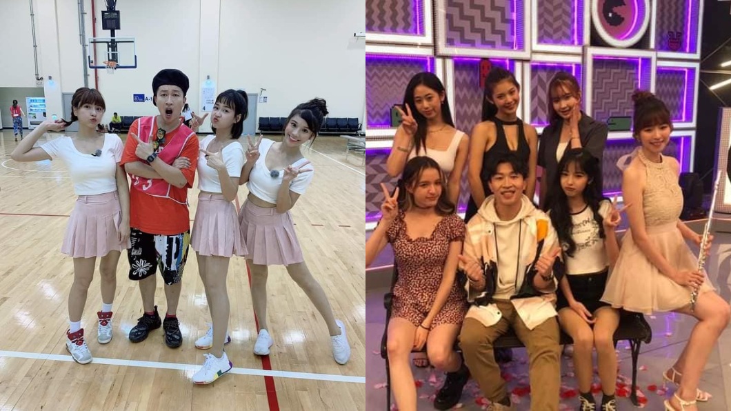 時常可見張立東與女藝人和正妹合影。(圖/翻攝爆廢公社)