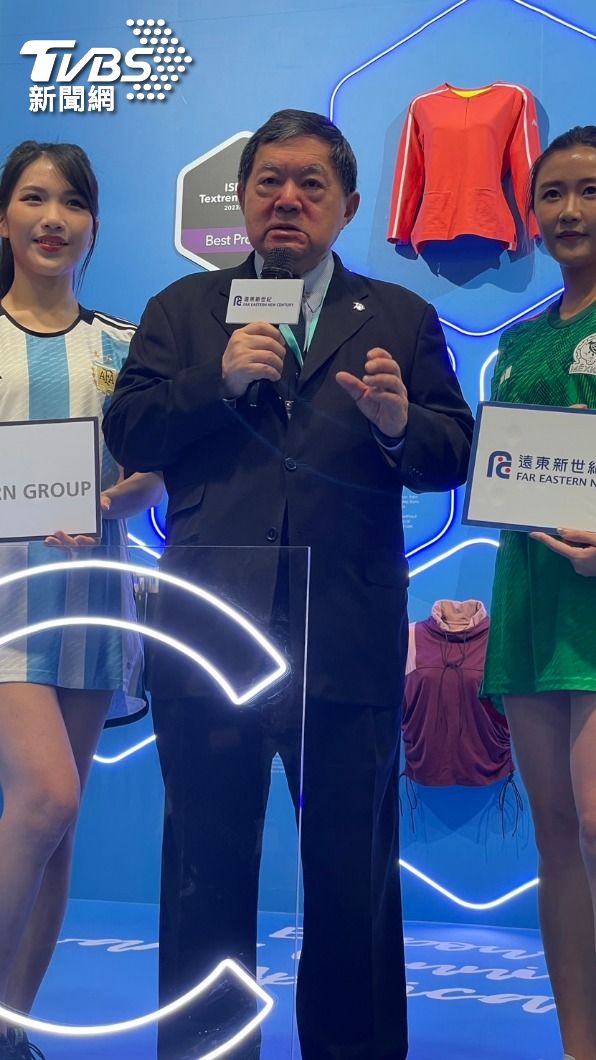 徐旭東認為台灣廠商的優勢,將帶動紡織業。(圖/王翊綺攝)