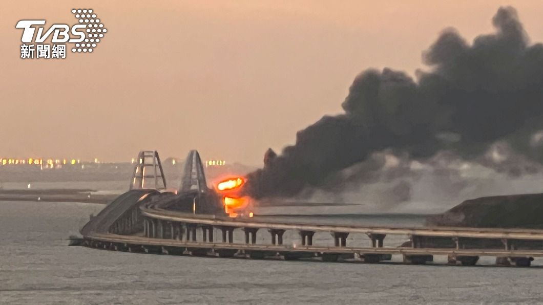 克里米亞大橋爆炸 俄國逮8嫌犯控烏克蘭情報局策劃