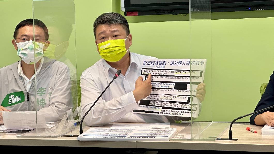 林佳龍競辦發言人何博文。(圖/林佳龍競選辦公室提供)