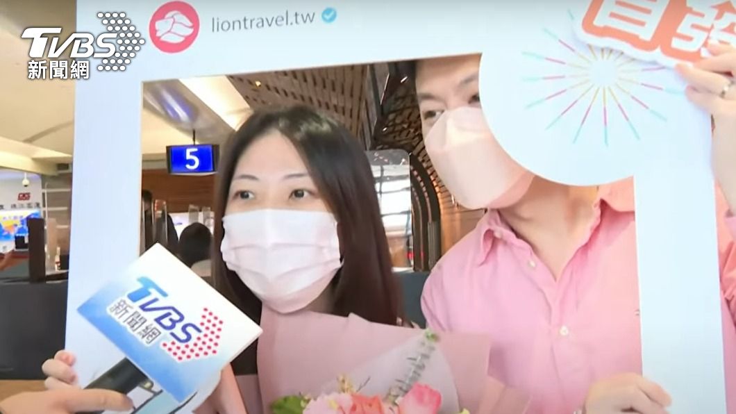 旅客冉小姐參加旅行團度蜜月。(圖/TVBS)