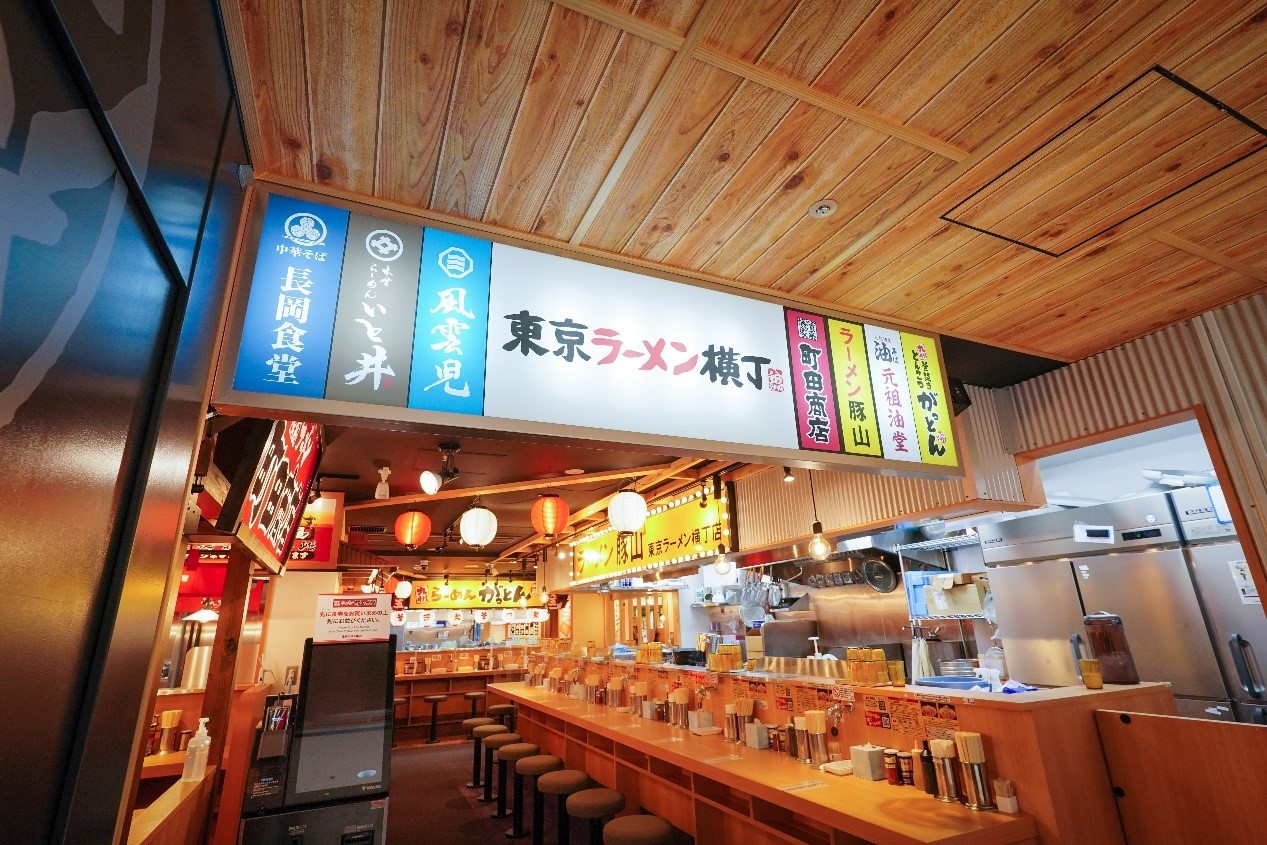 東京拉麵橫丁提供豚骨拉麵、醬油拉麵、味噌拉麵、沾麵、油拌麵等多種麵食選擇。(圖片來源:ⒸYaesu Shopping Mall Co.,Ltd.)